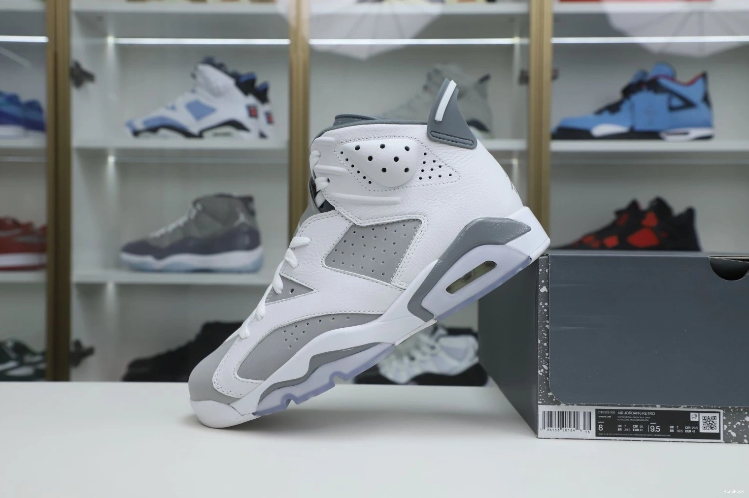 6 GREY JORDAN AIR COOL 0813